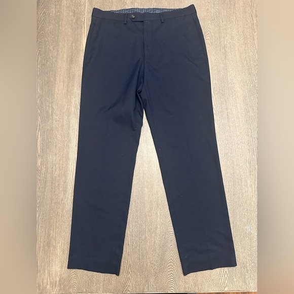 LAUREN RALPH LAUREN NAVY BLUE DRESS PANTS - Size 34W x 32L SKU:255 - Picture 1 of 6